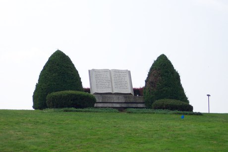 The monument on the hill