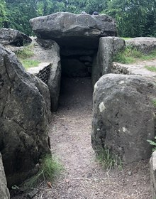 The passage between the stones