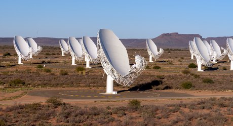 MeerKAT dishes in the Karoo