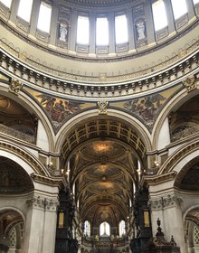 The dome and gilded quire seen from the nave