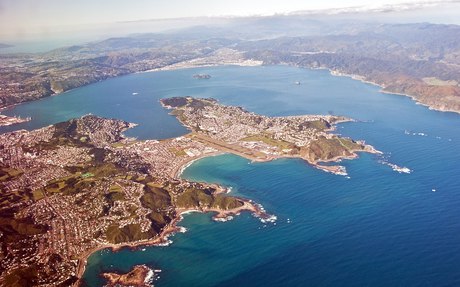 The harbour and the city on its peninsula